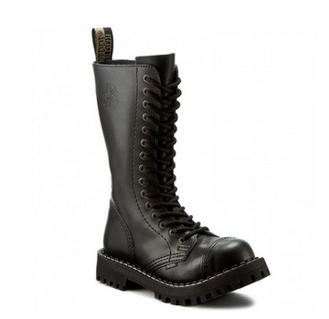 Glany STEEL 15 CZARNE -SKÓRA- NAJTANIEJ NA ALLEGRO Rozmiar 46