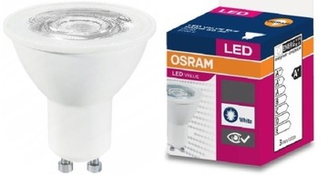 ŻARÓWKA LED GU10 5W = 50W 6500K OSRAM ZIMNA