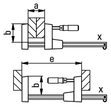 Струбцина столярная 600/80 мм UniKlamp UK BESSEY UK60