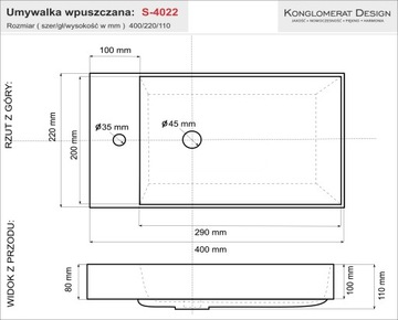 Small 40 NanoShine Маленький умывальник для унитаза, 40x22 см