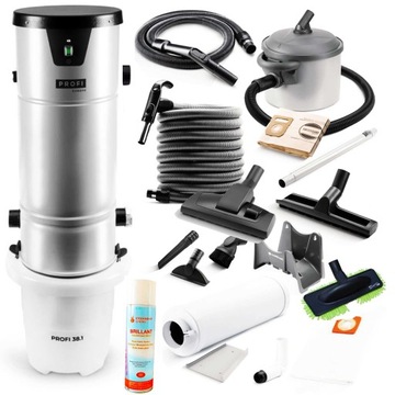Odkurzacz centralny PROFI 38.1 DOMEL 1950W + MOP