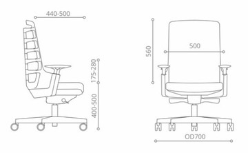 Компьютер и офисное кресло Saga Plus BL406 какао