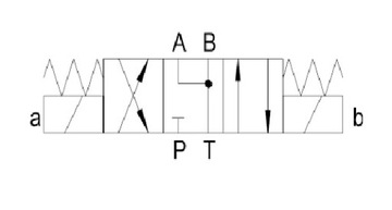 Электромагнитный клапан, распределитель 4WE6J DG4V NG6 CETOP3 24V