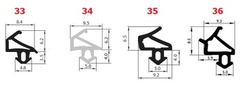 VEKA S-1126A Уплотнитель оконный, СЕРЫЙ