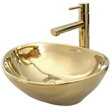 Керамическая раковина-столешница SOFIA Gold - REA Gold Bowl