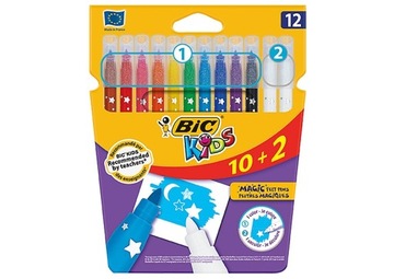 Flamastry Mazaki Bic Kids Couleur Erase 10 +2 kol.