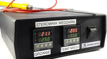 STEROWANIE WĘDZARNI grzałki termostat STEROWNIK 4k