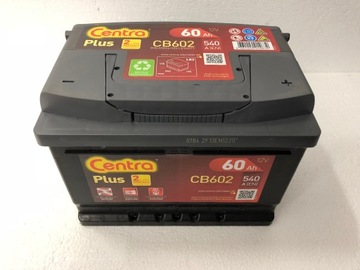 AKUMULATOR CENTRA PLUS CB602 12V 60AH P+ 540A