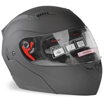 KASK MOTOCYKLOWY Z PODNOSZONĄ SZCZĘKĄ M BLENDA MAT