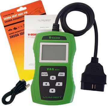 Skaner diagnostyczny VSCAN VAG OBD2 PL K+CAN SEAT AUDI SKODA VOLKSWAGEN VW