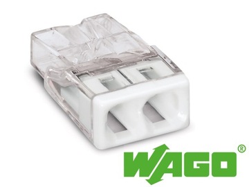 WAGO QUICK CONNECTOR ДВОЙНОЙ РАЗЪЕМ для коробок 2x0,5-2,5 мм² 50 шт.