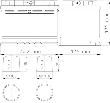 Аккумулятор FIAMM Titanium PRO 60Ач L2B 60P 600А