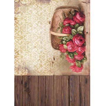 Papier RYŻOWY do Decoupage firmy ITD nr 1383