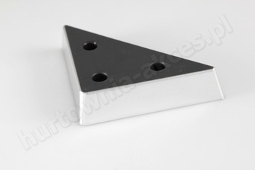 STOPKA MEBLOWA TRÓJKĄT 150X150 MM CHROM