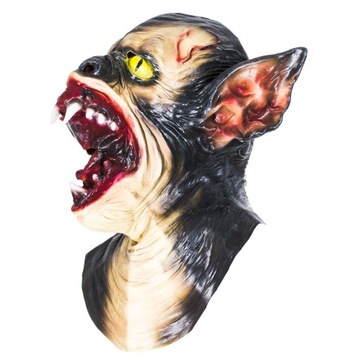 Profesionálna latexová maska VAMPIRE BAT upír