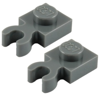 20665 LEGO 4085d 4587212 klip 1x1 g.O c.szary 2szt