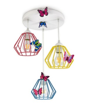 Lampa sufitowa żyrandol dziecięcy plafon LED 724E3
