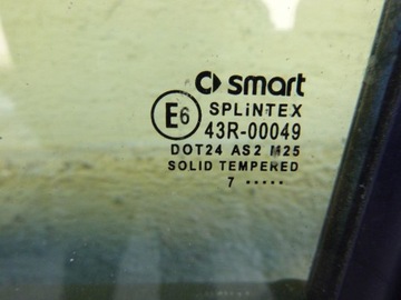 SMART FORTWO II 2 451 07- дверь правая