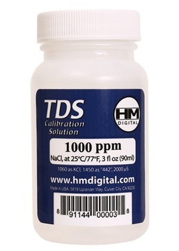 Płyn HM-Digital 1000 ppm do kalibracji TDS EC