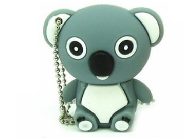 PENDRIVE USB 16 GB MIŚ KOALA SZARY MISIEK + BRELOK