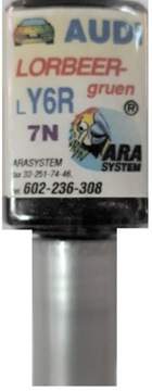 AUDI LY6R 7N LORBEERGRUEN LAKIER SAMOCHODOWY ZAPRAWKA DO RYS 10 ML ARA