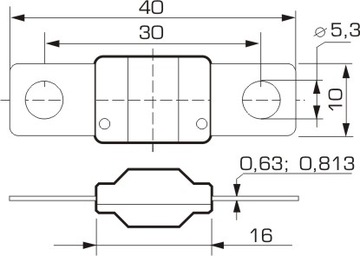 ПРЕДОХРАНИТЕЛЬ MIDIVAL MIDI VAL 40A MTA MIDIWAL