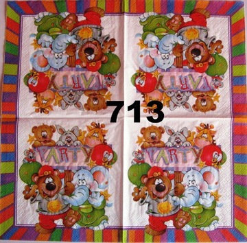 Serwetki do decoupage-1szt -DZIECINNE- NR 713