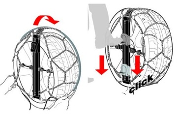 Цепи THULE KONIG EASY-FIT 100 CU-9 215/70 R15