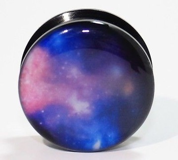 TUNELE PLUGI AKRYLOWY TUNEL PLUG GALAXY 14 mm
