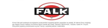 FALK Green Claas Педальный трактор с прицепом