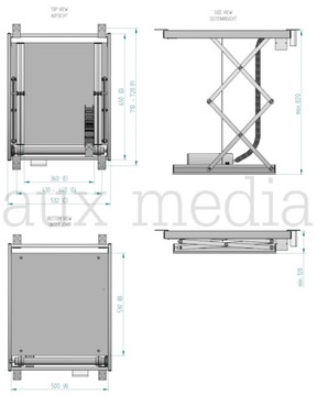 Подъемник для проектора AUX MEDIA Compact PLUS