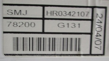 CIVIC VIII 8 UFO PŘÍSTROJOVÁ DESKA BUDÍK HR0342107 EVROPA