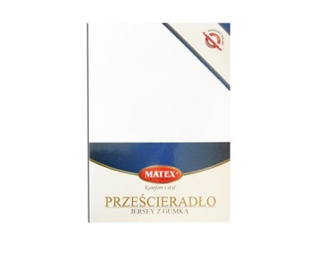 PRZEŚCIERADŁO JERSEY Z GUMKĄ MATEX 130/140x190/200