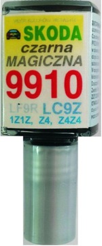 SKODA 9910 CZARNA MAGICZNA LAKIER SAMOCHODOWY ZAPRAWKA DO RYS 10 ML ARA