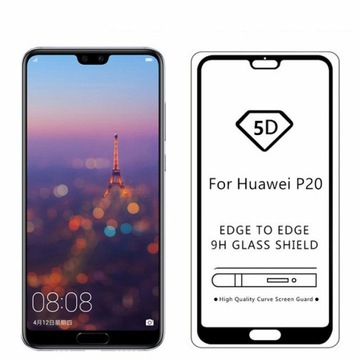 SZKŁO HARTOWANE 5D FULL GLUE DO HUAWEI P20
