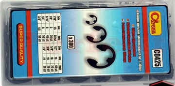 PIERŚCIENIE ZABEZPIECZAJĄCE typ E komplet 300 szt