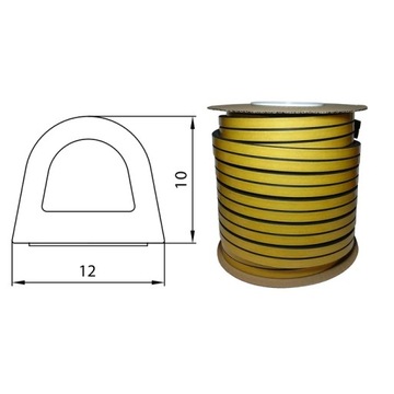 Uszczelki samoprzylepne okienne SD-54 12x10mm 50m