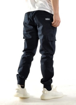 Spodnie M Bossline Cargo Jogger joggery granat