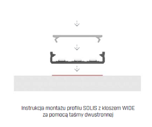 ПРОФИЛЬ SOLIS SURFACE LED, ШИРОКИЙ, 2м