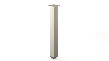ALU NOGA DO STOŁU BLATU H 1100 MM REGULOWANA INOX