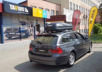 Bagażnik Box Boks dachowy bagażowy kufer TAURUS ALTRO 460 czarny karbon