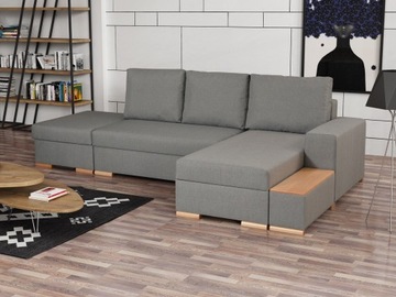 NAROŻNIK SOFA MASSIMO Z7 SPANIE 3x POJEMNIK PÓŁKA