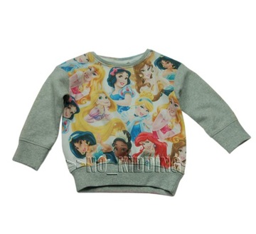 next СВИТШОТ Disney Princess серый 74см