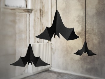 фото ориг. №9, Hangers bats, black (1 op. / 3 pcs.)