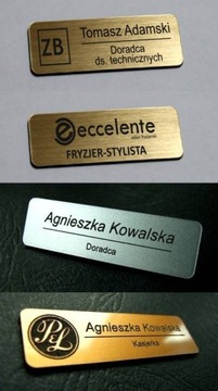 Персональный бейдж с гравировкой MAG