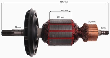 Подшипники BOSCH ROTOR GBH5-40DE GBH5-40DCE GSH5E