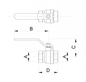 Кран шаровой TYTAN Hydroland 1