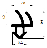 фото ориг. №2, Gasket supporting to windows door systems rehau flexible s-1388 black