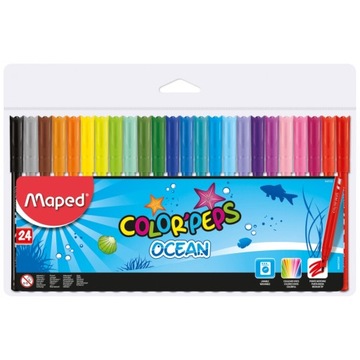 КОРОБКА MAPED COLORPEPS OCEAN TRIPS, 24 ЦВЕТА