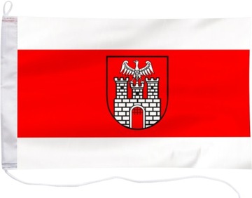 Flaga Sieradza Sieradz bandera jachtowa 45x30cm